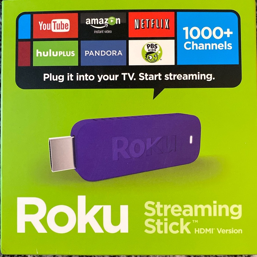 Roku Purple Streaming Stick with 1000+ Channels
